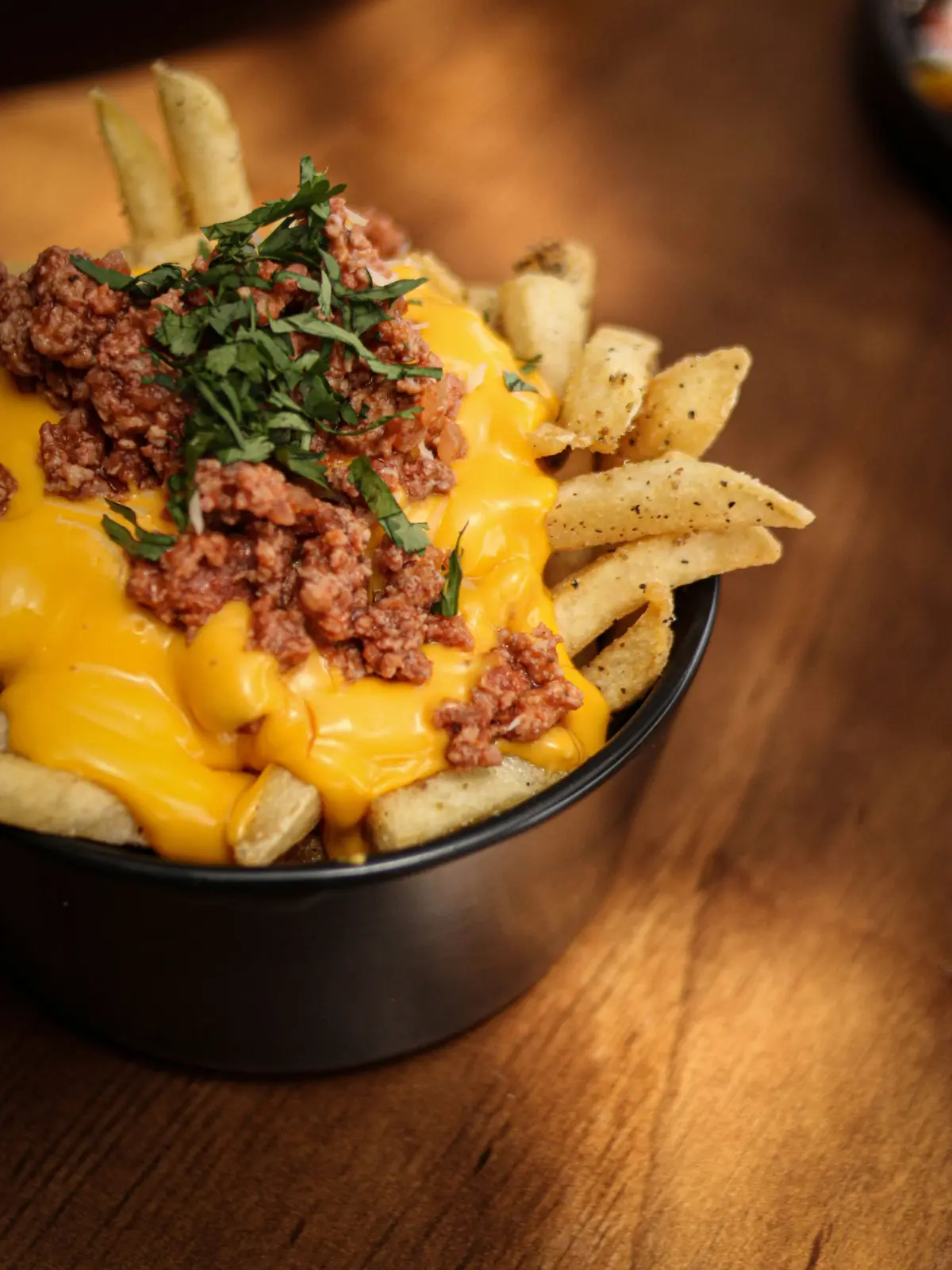 Delicious saucy sandwich and loaded fries from D Munchies